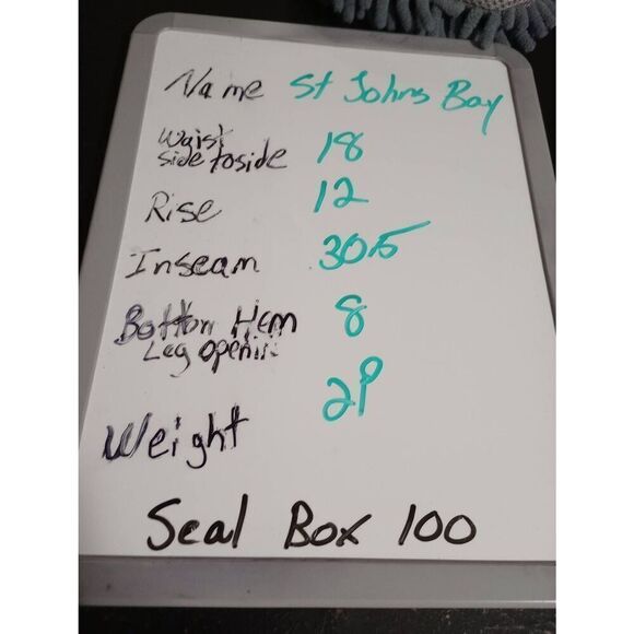 St Johns Bay Jeans Ladies 16 Straight Leg Light Wash - Picture 9 of 10